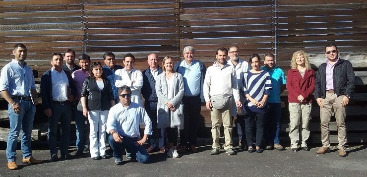El grupo de empresarios chilenos en su visita al CIS-Madeira.