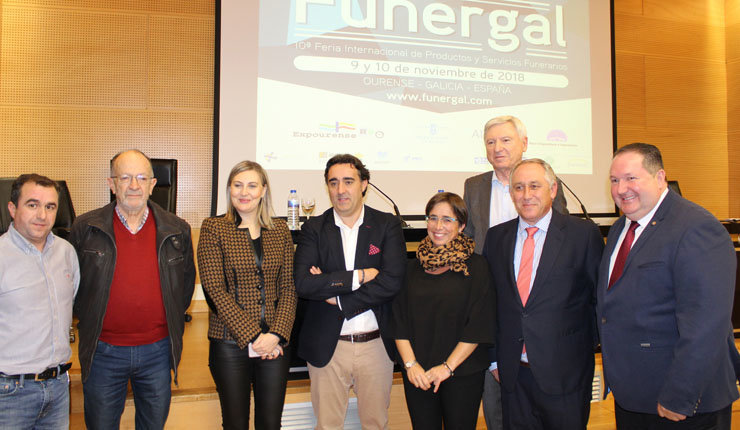 Participantes en la presentación de la 10ª edición de Funergal.