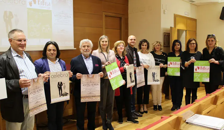 Presentación dos salóns Celebra, Bebega e Antiq Auria.