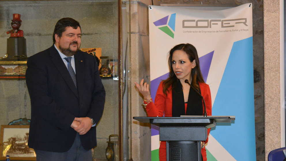 El presidente de COFER, Cristobal Dobarro, y la presidenta de México Calidad Suprema, Lizeth Quintero.