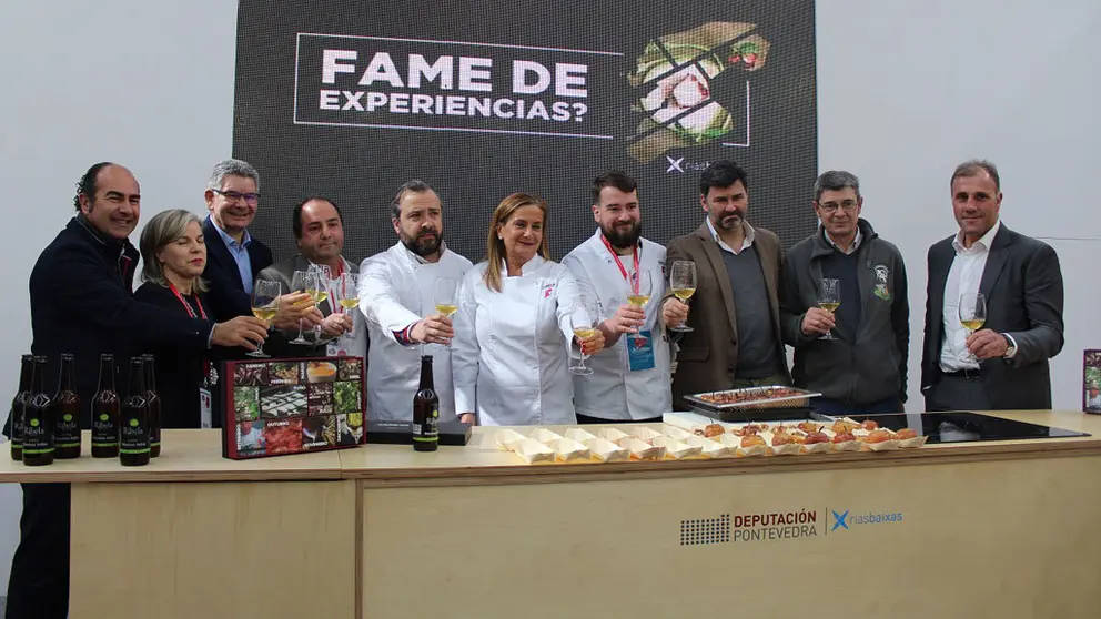 Presentación de la campaña "Fame de experiencias" de la Diputación de Pontevedra en el Fórum Gastronómico.