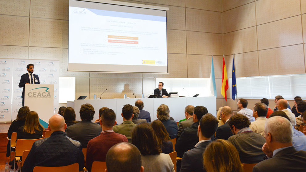 Santiago Rodríguez Charlón, director de la División de Energía del Instituto Tecnológico de Galicia (ITG), presentó en la Asamblea General de CEAGA el programa de gestión energética Auto-Energía 4.0.