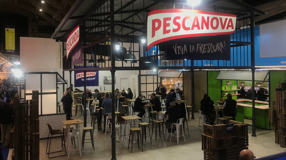 Stand de Nueva Pescanova en Seafood Expo Gobal.