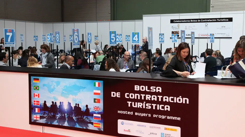 Bolsa de contratación turística en la pasada edición de Turexpo Galicia.