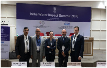 GV Soluciones y Axperia participaron en la Cumbre para el Impacto del Agua en la India.