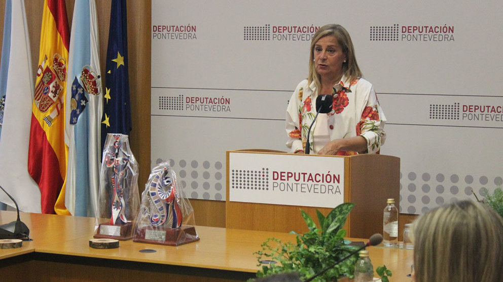 Carmela Silva, presidenta da Deputación de Pontevedra.