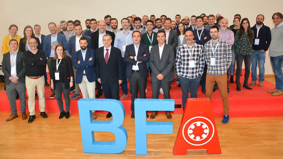 Participantes y representantes de las entidades promotoras en una anterior edición de Business Factory Auto.