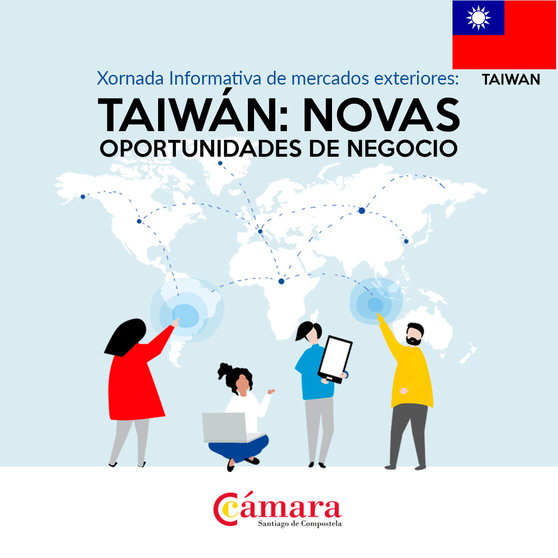 Cartel de la jornada sobre Taiwán.