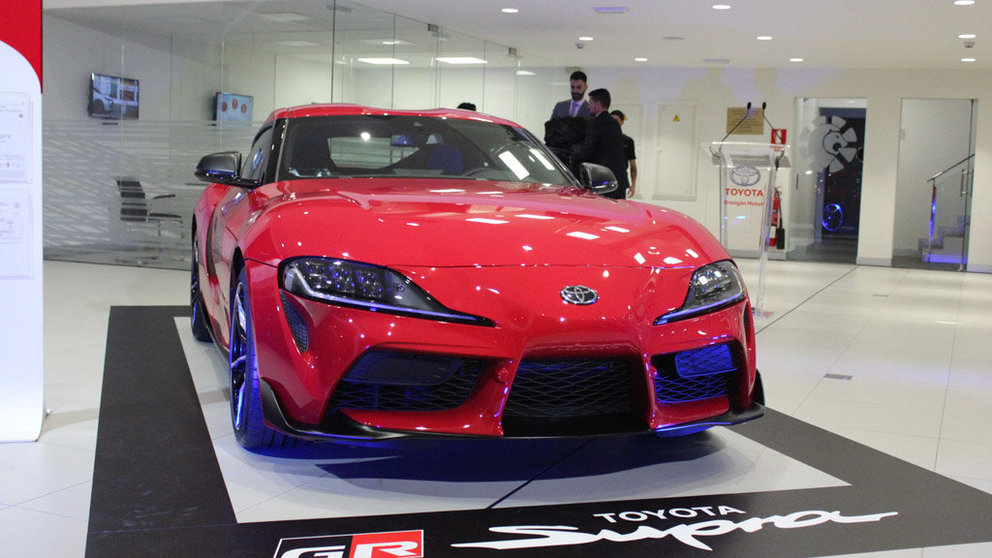 Toyota GR Supra,el nuevo deportivo de la marca japonesa, fue presentado en el concesionario Bregán Motor.