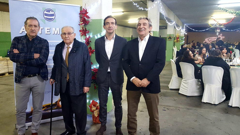 Al almuerzo de Navidad de Actemsa asistieron su presidente y fundador Severino Escurís Batalla y su director ejecutivo, José Luis Escurís Villa.