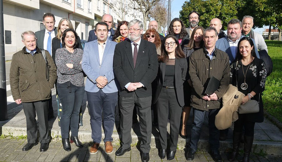 Asistentes a la asamblea de la Unión Profesional de Galicia.