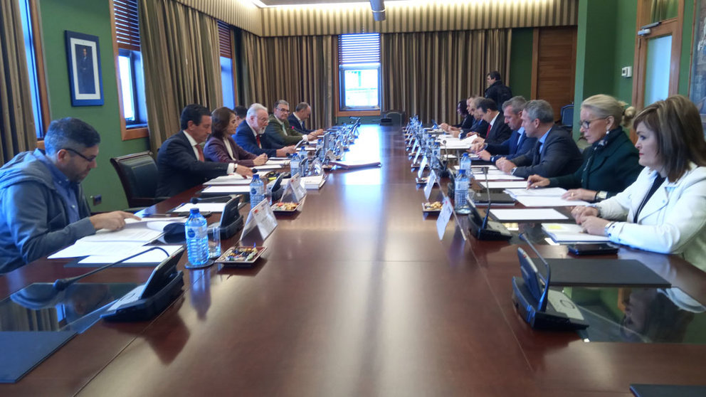 Reunión del consejo de administración del Puerto de Vigo.