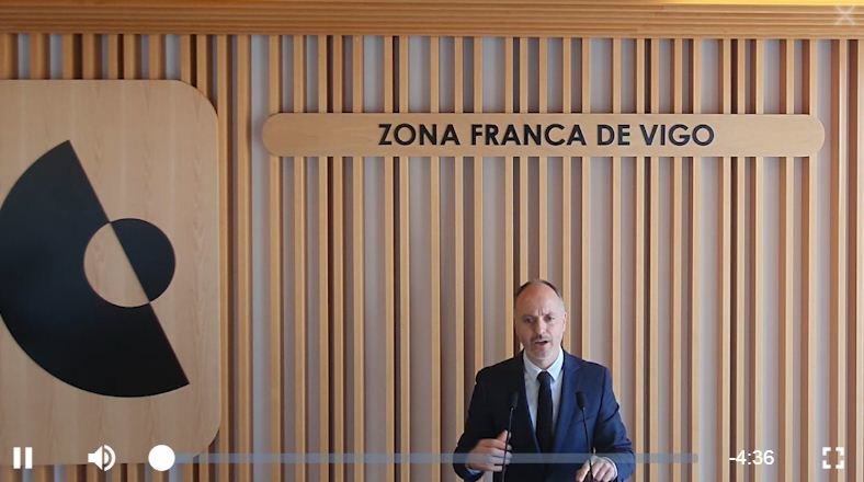 Declaración del delegado de la Zona Franca de Vigo, David Regades.
