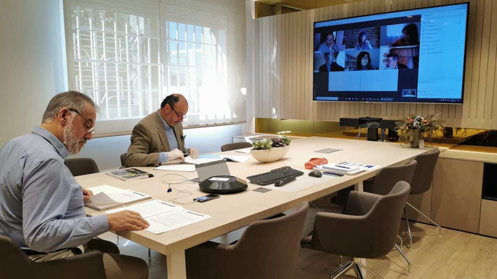 El jurado de los Premios Galicia Segura se reunió por videoconferencia para deliberar.
