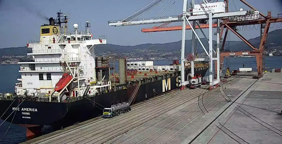 Muelle de Guixar del Puerto de Vigo.