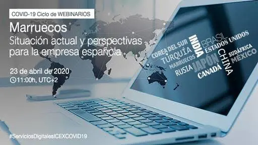 El mercado de Marruecos inaugura el ciclo de seminarios virtuales de ICEX.