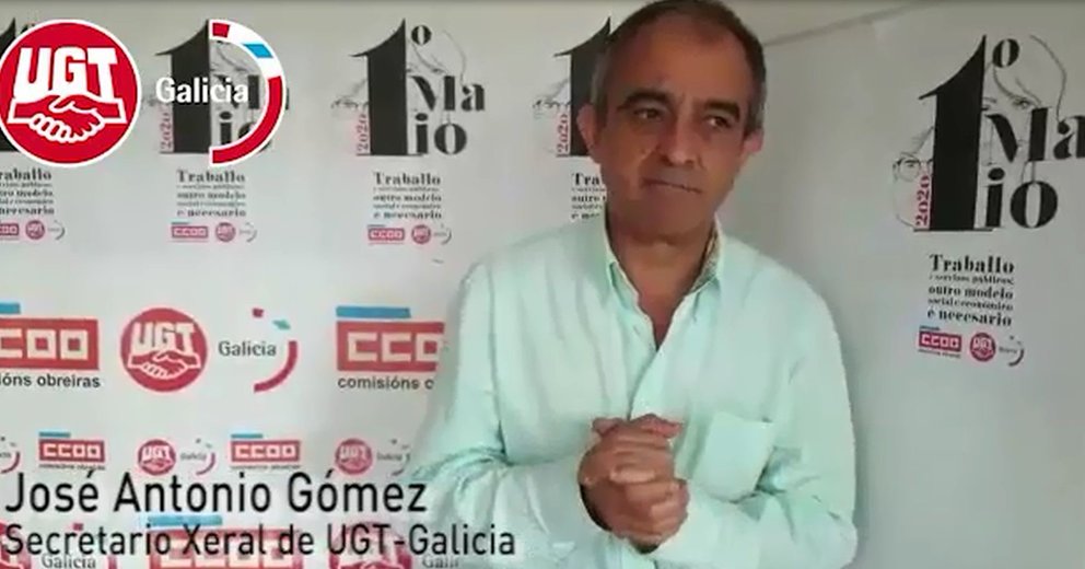 José Antonio Gómez, secretario xeral de UGT-Galicia.