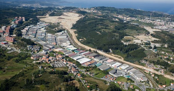 Polígono industrial de Pocomaco, en A Coruña.