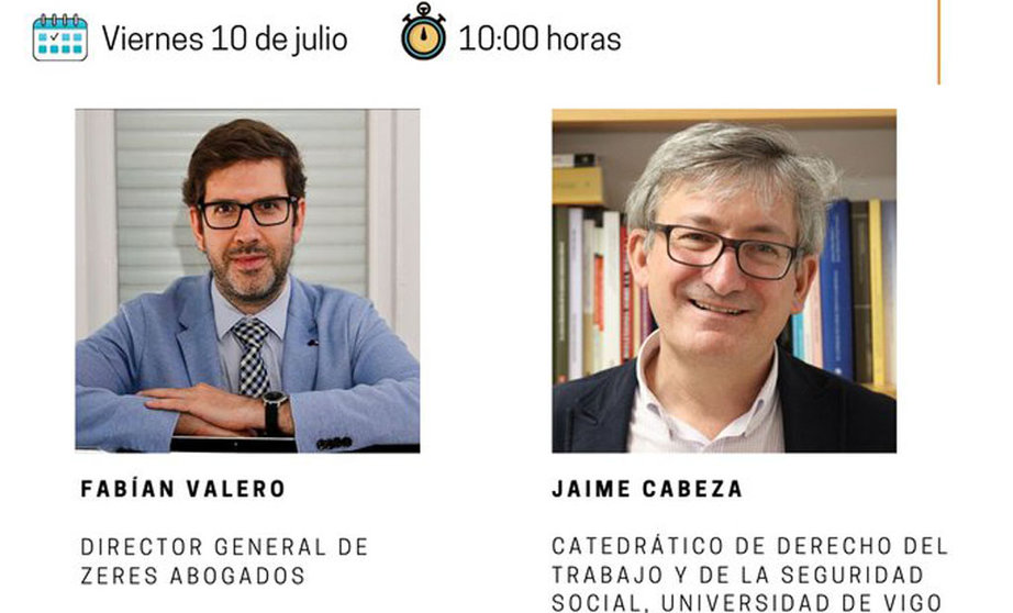Fabián Valero y Jaime Cabeza intervendrán en el desayuno online.