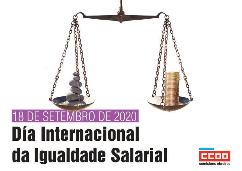 O 18 de setembro celébrase o Día Internacional da Igualdade Salarial.