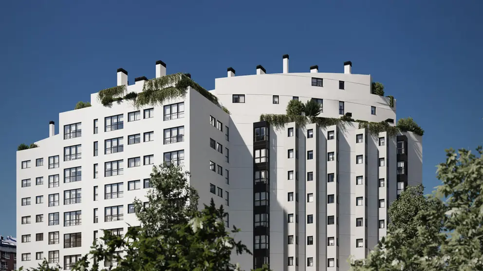 Futuro edificio Parque Eirís, en A Coruña.