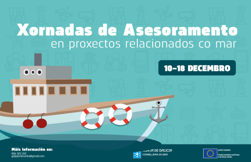 O GALP Ría de Pontevedra organiza xornadas de asesoramento en proxectos relacionados co mar.