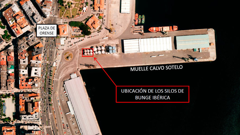 Muelle de Calvo Sotelo en A Coruña.