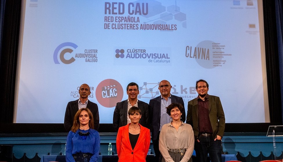 Representantes de los clústeres integrados en la Red Española de Clústeres Audiovisuales./SANTIAGO PIXEL.