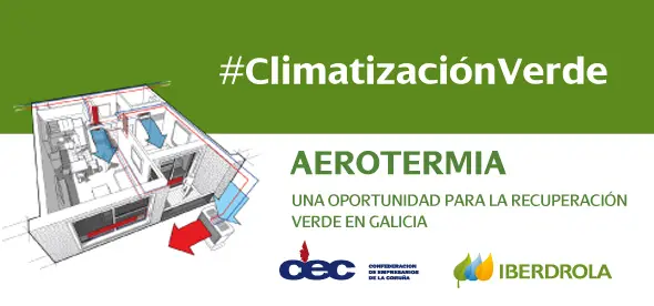 CEC e Iberdrola organizan unas jornadas divulgativas sobre la aerotermia.