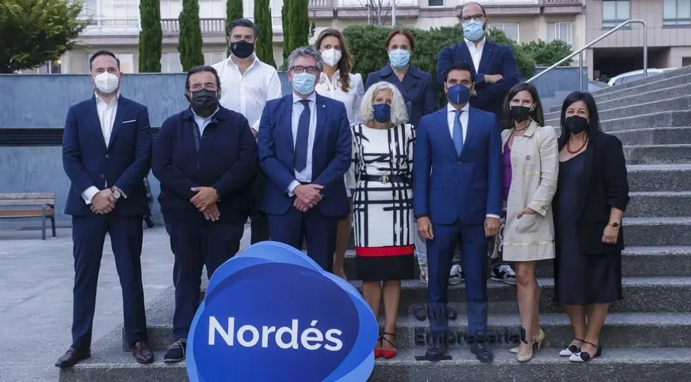 Junta directiva del Nordés Club Empresarial.