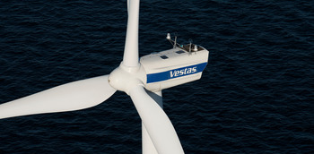 Turbina eólica fabricada por Vestas./WEB VESTAS.