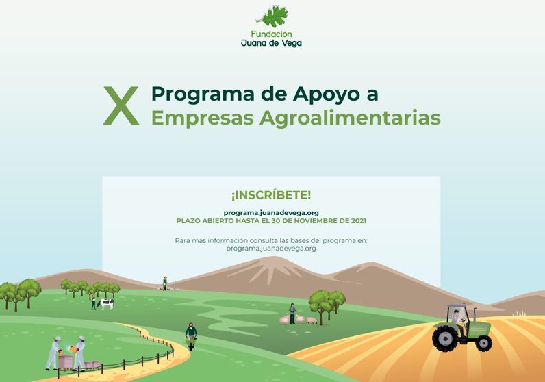 A Fundación Juana de Vega abre a convocatoria do seu X Programa de apoio a empresas agroalimentarias.