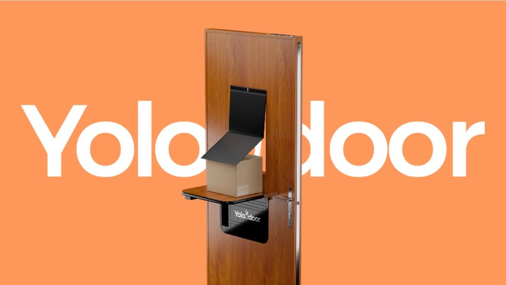 Yolodoor es una puerta inteligente que recibe tus compras cuando no estás en casa.