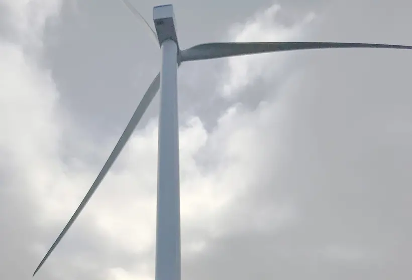 Un aerogenerador en un parque eólicode de Enel Green Power España en la provincia de Lugo.