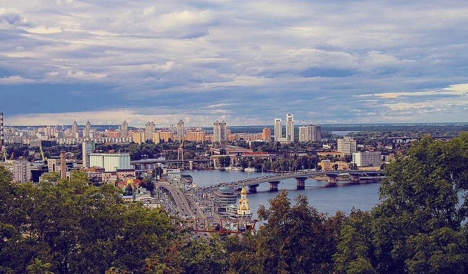Vista de Kiev, la capital de Ucrania.