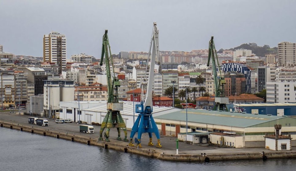 Muelle de Calvo Sotelo en el Puerto de A Coruña.