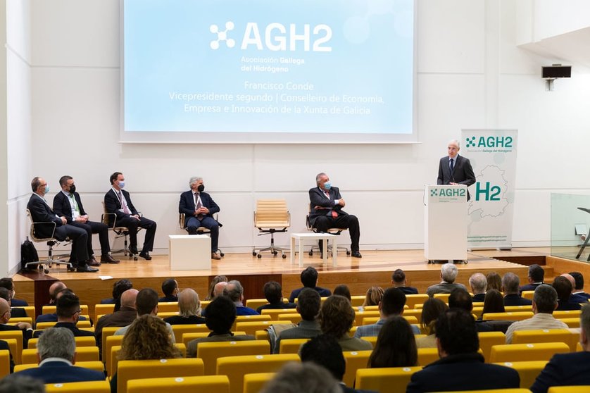 Acto de presentación de la nueva Asociación Gallega del Hidrógeno, AGH2.
