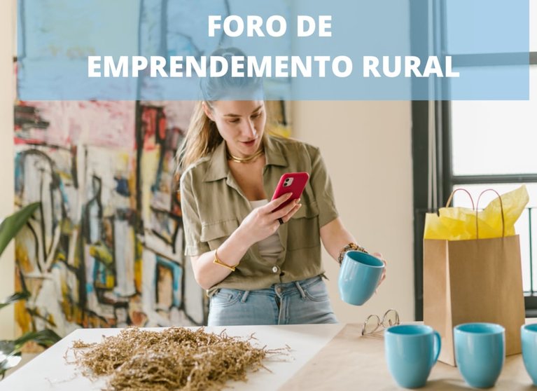 Cartel do Foro de Emprendemento Rural que Magnafor organizar dentro do proxecto PEL da Deputación da Coruña.