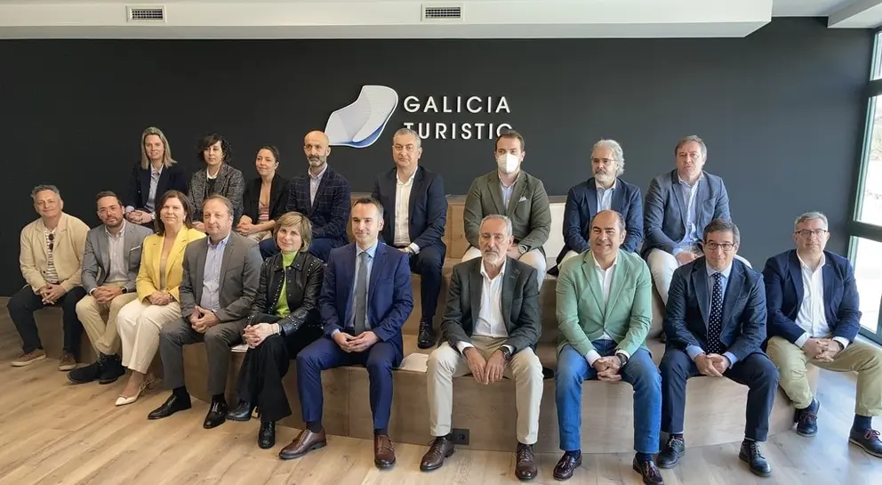 Inauguración del centro de servicios avanzados Galicia TurisTIC en Vilagarcía de Arousa.