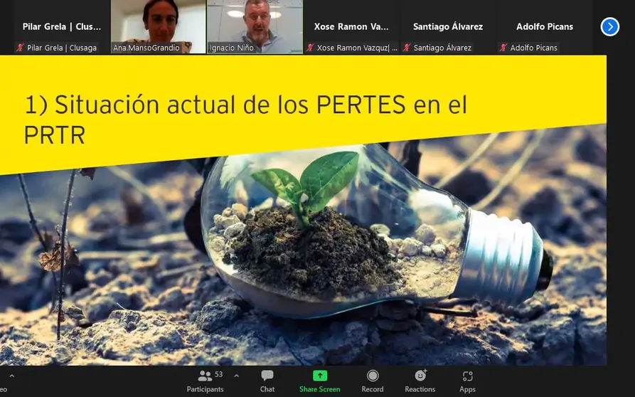 La Oficina Técnica Next Generation Galicia Food organizó un webinar para presentar el PERTE circular.