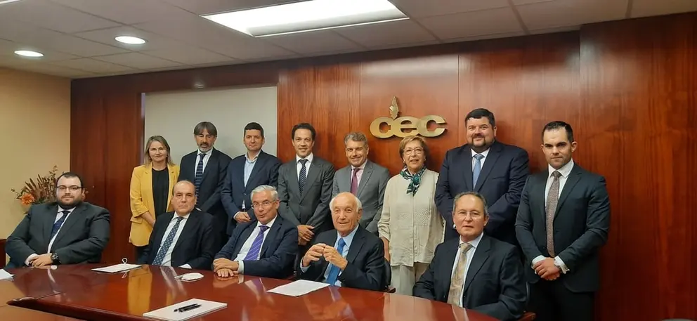 Reunión del plenario de la Corte Arbitral del Noroeste en la sede de la CEC.