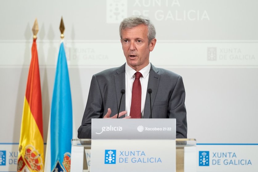 Alfonso Rueda, presidente de la Xunta de Galicia.