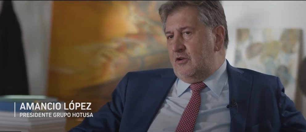 El documental cuenta con declaraciones de Amancio López Seijas, presidente de Hotusa.