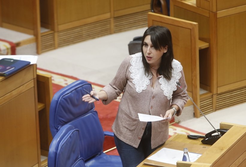 Comparecencia de María Jesús Lorenzana no Parlamento galego.