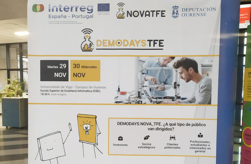 Os Demo Days TFE desenvolveranse o martes e mércores pola tarde na Escola Superior de Enxeñaría Informática de Ourense.