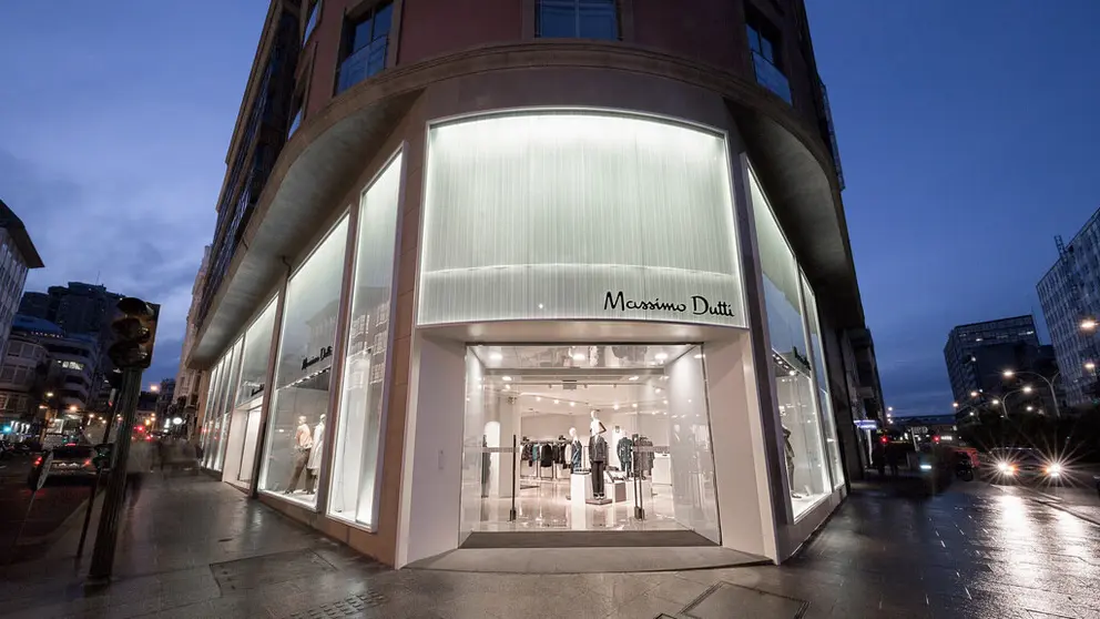 Tienda Massimo Dutti en A Coruña./INDITEX.