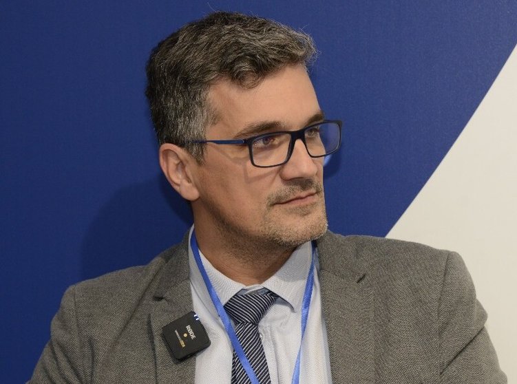 Iago Domínguez, gerente del Clúster da Función Loxística de Galicia.