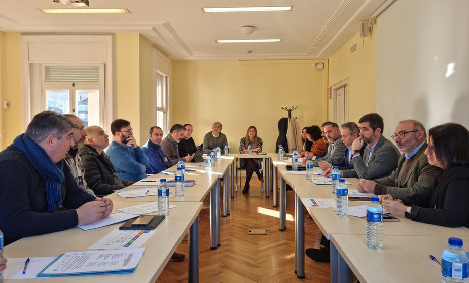 Reunión da comisión negociadora do convenio colectivo do metal de Pontevedra.