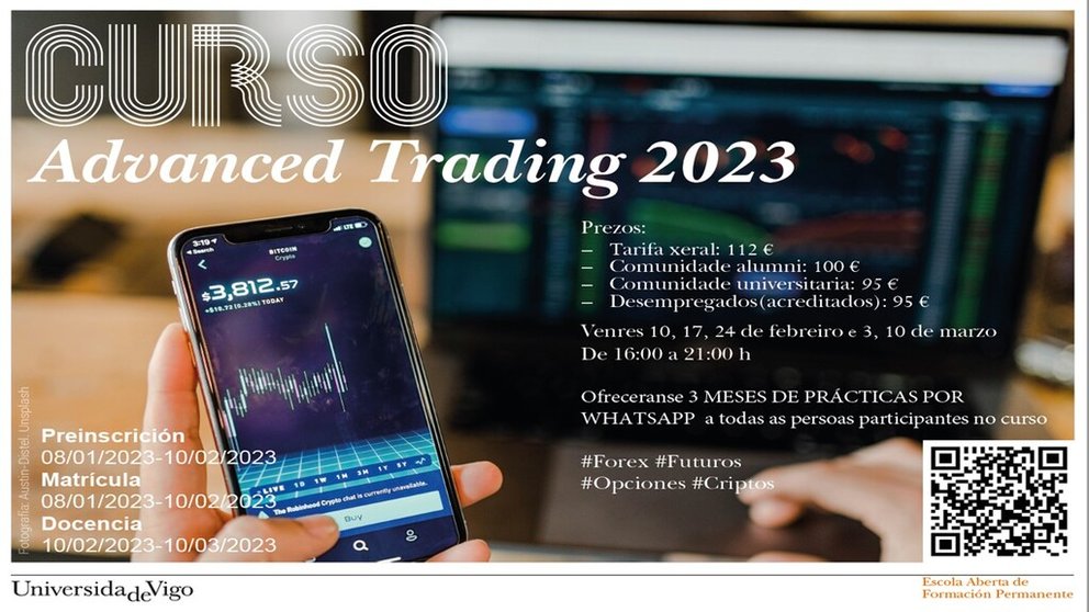 El curso de Advanced Trading se inicia el 10 de febrero.