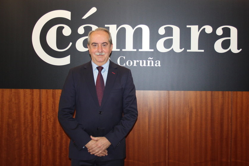 Antonio Couceiro, presidente de la Cámara de Comercio de A Coruña.